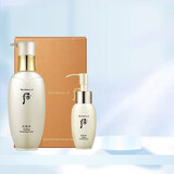 后（The history of Whoo）后天气丹套装花献华泫水乳霜精华眼霜套盒皇后套装女礼盒护肤品 天气丹花献光彩洁肤露套盒