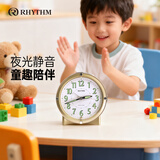 丽声（RHYTHM）丽声日本品牌桌面座钟客厅台式摆放式夜光显示闹钟贪睡座钟起床孩子叫醒起床神器CRE807NR18开学季