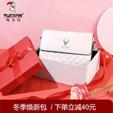 啄木鸟（TUCANO）包包女款2025年牛皮链条小方包单肩斜挎包实用生日礼物送女友