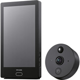 普联（TP-LINK） 智能电子猫眼摄像头可视门铃带显示屏 300万高清防盗门口安防监控无线wifi手机远程视频 DB635A