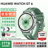 华为【咨询领神券】华为手表watch gt6运动智能健康血氧心率通话微信睡眠鸿蒙送男朋友手表gt5Pro升级 46mm冰川灰+原野绿款定制表带