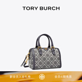 Tory Burch汤丽柏琦 T MONOGRAM 迷你提花波士顿斜挎酒桶包82939 Tory 海军蓝  405