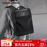 蔻一（Cnoles）男士双肩包商务通勤包电脑包大容量旅行包登山背包生日礼物送男友