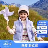 巴拉巴拉童装儿童羽绒马甲冬装男童女童保暖立领外套2025新款冬亲子装时尚