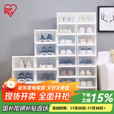 爱丽思（IRIS） 鞋盒aj鞋盒子手办透明收纳盒鞋架收纳箱鞋柜男士球鞋皮鞋整理丝 【40码内可装高13cm】12只装