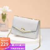 爱情海牛皮包包女包轻奢品牌链条单肩斜挎包女生日礼物高级感送女友老婆