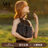 VANESSA HOGAN VH女包柔柔褶皱包百搭通勤托特包单肩包大容量腋下包礼物送女友