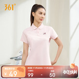 361°短袖女春夏季运动t恤速干衣polo衫跑步健身休闲瑜伽662424130H-2