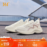 361°运动鞋女秋冬季防泼水通勤休闲厚底回弹健身跑步鞋子682232233-1