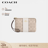 蔻驰（COACH）【品牌直供】女士小号手拿包手腕包沙黄色 CW854