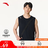 安踏速干背心丨男子透气夏季健身衣无袖冰丝篮球训练坎肩运动上衣