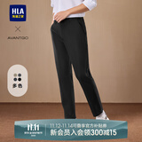 海澜之家（HLA）休闲裤男轻商务时尚系列大码裤子男秋冬季 黑色5C L 175/84A推荐135~148斤