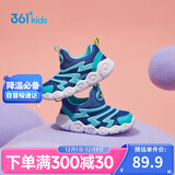 361°童鞋 儿童学步鞋夏季男女童软弹毛毛虫鞋运动宝宝鞋蓝27