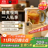 World Kitchen美国康宁养生壶多功能家用小型办公室全自动全玻璃恒温壶0.5L迷你养生杯煮茶器煮茶壶（标准款）