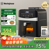 西屋（Westinghouse）空气炸锅6升大容量金属内腔体可视化蒸汽烤箱上下管加热免翻面 WKZ60H15