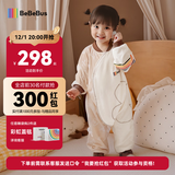 bebebus婴儿睡袋春秋冬恒温儿童睡衣四季通用暖宝宝pro分腿防踢被双层L码