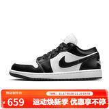 耐克NIKE休闲鞋男女熊猫AJ 1乔丹JORDAN 1运动鞋DC0774-101黑白36.5