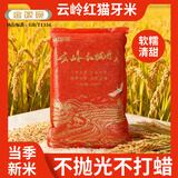 金饭碗猫牙米长粒香米5斤新米真空包装软糯香甜大米工厂直发 云岭红猫牙2.5kg-优选装1*包
