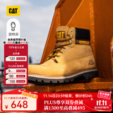 CAT卡特经典大黄靴马丁靴男鞋牛皮面固特异户外工装靴P725756P1EDC25 经典款 42