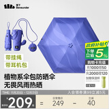 蕉下（beneunder）防紫外线遮阳伞五折黑胶晴雨伞防晒伞绿植BM528迷雾岛