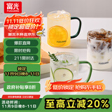 富光玻璃杯水杯子茶杯具凉水杯牛奶啤酒果汁杯子耐高温马克杯家居馆