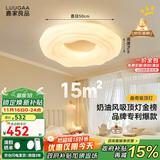 鹿家良品（LUUGAA）曲奇卧室吸顶灯主卧房间灯卧室灯儿童房护眼灯奶油风灯具包安装