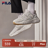 FILA斐乐男鞋男子跑鞋MARS II火星二代复古运动鞋减震男鞋 南极灰/雨雾灰-AN 40