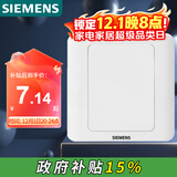 西门子（SIEMENS）开关插座 空白面板 白板 86型暗装面板 远景雅白色5TG05001CC1