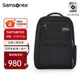 新秀丽（Samsonite）双肩包现代商务包大容量科学收纳背包电脑包男包17英寸\BQ3 黑色