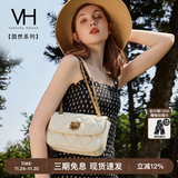 VANESSA HOGAN VH包包女包茵然软包2025夏季轻奢链条单肩斜挎包生日礼物送女友 白色