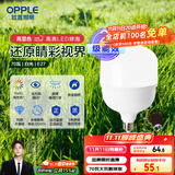 欧普（OPPLE）LED灯泡二级能效灯泡E27螺口商用摆摊大功率厂房工矿灯70瓦白光