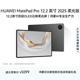 HUAWEI MatePad Pro 12.2英寸 2025 柔光版 华为平板电脑 双层OLED柔光屏 WIFI 12GB+512GB 砚黑