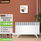 西狄亚（CYTHA）欧洲原装进口家用取暖器节能省电静音电暖器壁挂暖气片对流电暖气全屋升温神器欧式快热炉2500W C16-2500适用≤25㎡ 【北京上海两地发货】