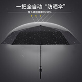 任雨天黑胶防晒晴雨伞太阳伞 爆款小黑伞 25寸（双人款）