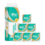 心相印有芯卷纸 卷筒纸心柔4层180g*10卷卫生纸巾 大克重耐用 纸巾 提装