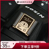 李尖桃子创意卡通富士相机xt50xs20索尼a7m4佳能r50尼康z30zfc热靴盖 哆啦A梦热靴盖-黄铜【尼康专用】