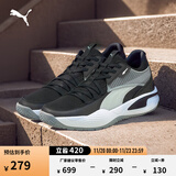 彪马（PUMA）【赵继伟同款】缓震防滑网面透气实战篮球鞋男女轻便运动鞋195660 黑色-白-06 41