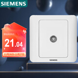 西门子（SIEMENS）开关插座 电视插座 86型暗装面板 远景雅白色5TG01111CC1