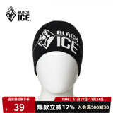 黑冰（BLACKICE） 秋冬户外男女通用跑步运动针织帽城市休闲保暖毛线帽冬季帽子 Z2141-冰山-黑