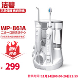 洁碧（Waterpik）冲牙器WP-861A家用洗牙器正畸水牙线牙齿清洗 口腔清洁 WP-861A(水牙线+电动牙刷)