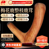 敖东梅花鹿鲜鹿茸整枝新鲜带血煲汤泡酒滋补品270g-290g左右 源头直发