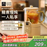 World Kitchen美国康宁养生壶多功能家用小型办公室全自动全玻璃恒温壶0.5L迷你养生杯煮茶器煮茶壶（标准款）