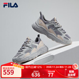 FILA【男女同款】斐乐情侣跑步鞋复古老爹鞋火星鞋潮流时尚舒适老爹鞋 女-合金灰/日岩灰-AG 37.5