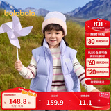 巴拉巴拉童装儿童羽绒马甲2025新款冬装男女童保暖外套亲子装208425101205