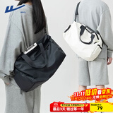 回力健身包男士干湿分离游泳运动训练收纳包大容量旅行包女出差行李袋 黑色