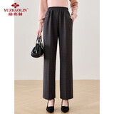 俞兆林中老年女装春秋长裤妈妈装裤子直筒高腰休闲裤 Y51X056