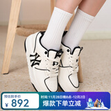 MLB官方运动鞋女鞋子 七夕情侣学长鞋厚底休闲鞋百搭板鞋男3ASXCA12N 纽约洋基队/米白色/拍大半码 40.5 (255mm)