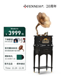 梵尼诗欧式复古25X留声机黑胶唱片机客厅音响老式电唱机蓝牙音箱 HIFI升级版-黑色（铜喇叭）