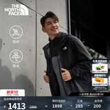 北面（The North Face）机能三合一冲锋衣男抓绒内胆户外运动防水外套25秋冬上新|89B1 8UR/宇宙黑 3XL /190/124