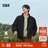 森马（Semir）夹克男冬抗静电外套摇粒绒情侣上衣109724108203